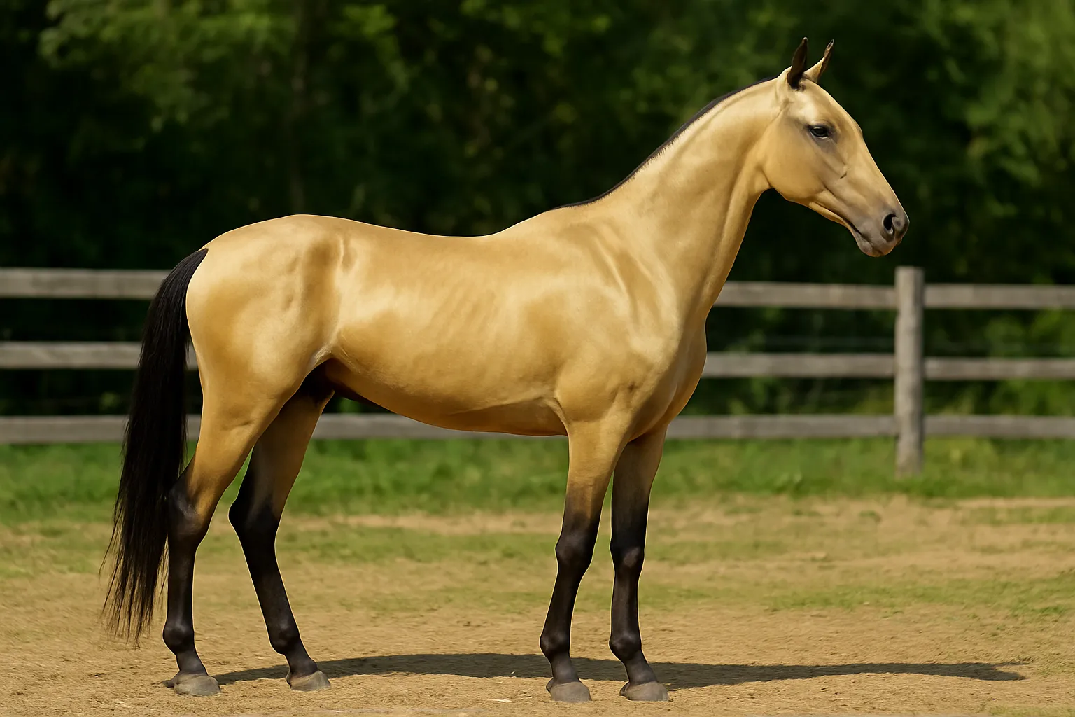 Caballo Akhal-Teke
